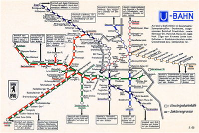 Mapping the Berlin Underground System