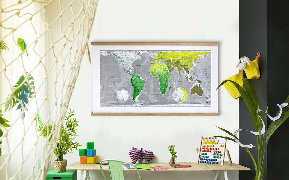 Map Hanging Rails – The Future Mapping Company