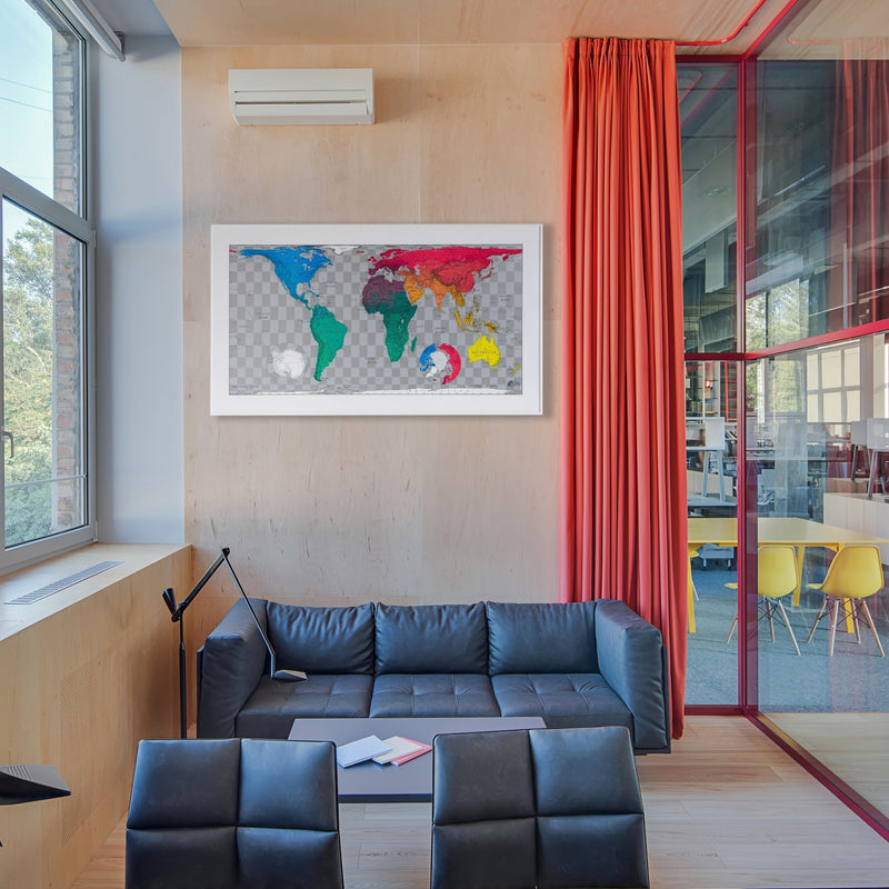 Maps as Office Art
