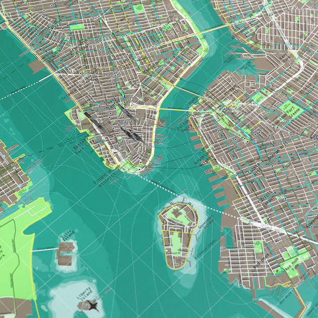 Manhattan's Street Grid Plan – The Future Mapping Company