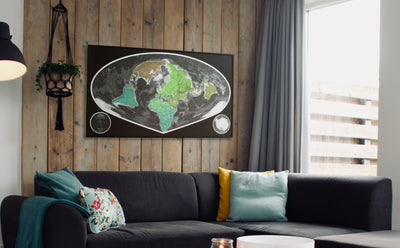 World Maps as Wall Art: A Timeless Fusion of Art, Adventure, and Education