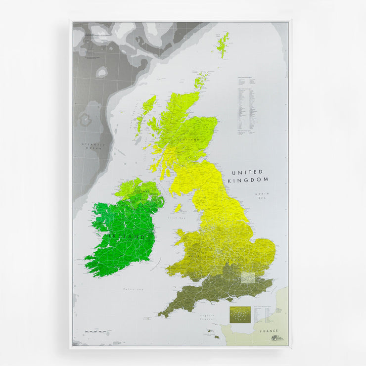 40% Off Framed & Magnetic Map