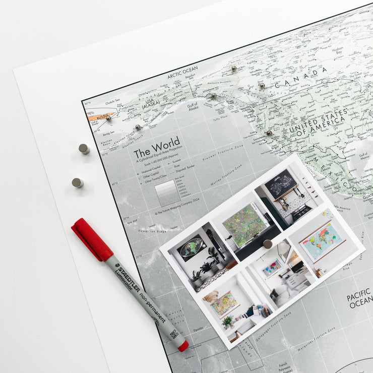 World Wall Map – The Future Mapping Company