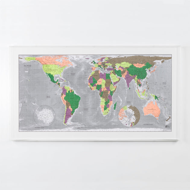 Future Mapping World Wall Map – The Future Mapping Company