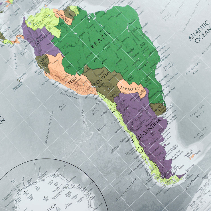 Future Map World Wall Map – The Future Mapping Company