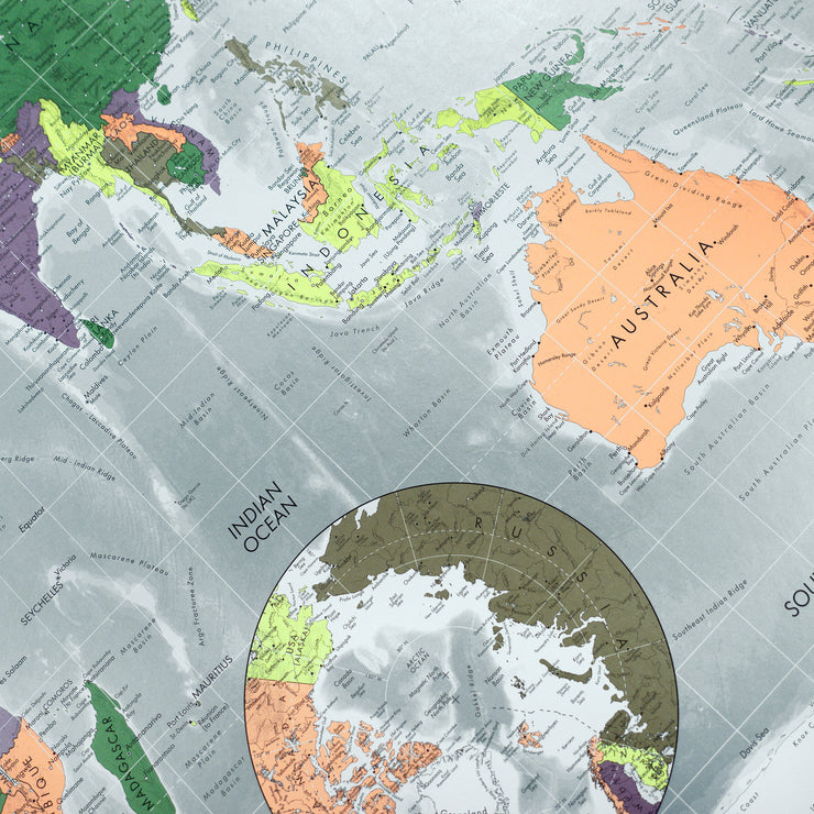 The World In The Future Map World Wall Map – The Future Mapping