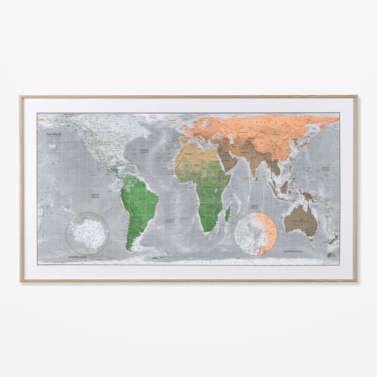 World Wall Map – The Future Mapping Company