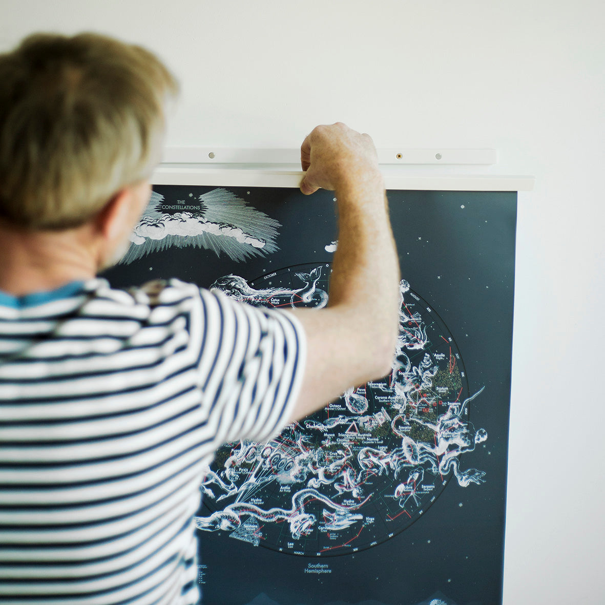 Wooden Hanging Rails for Maps – The Future Mapping Company