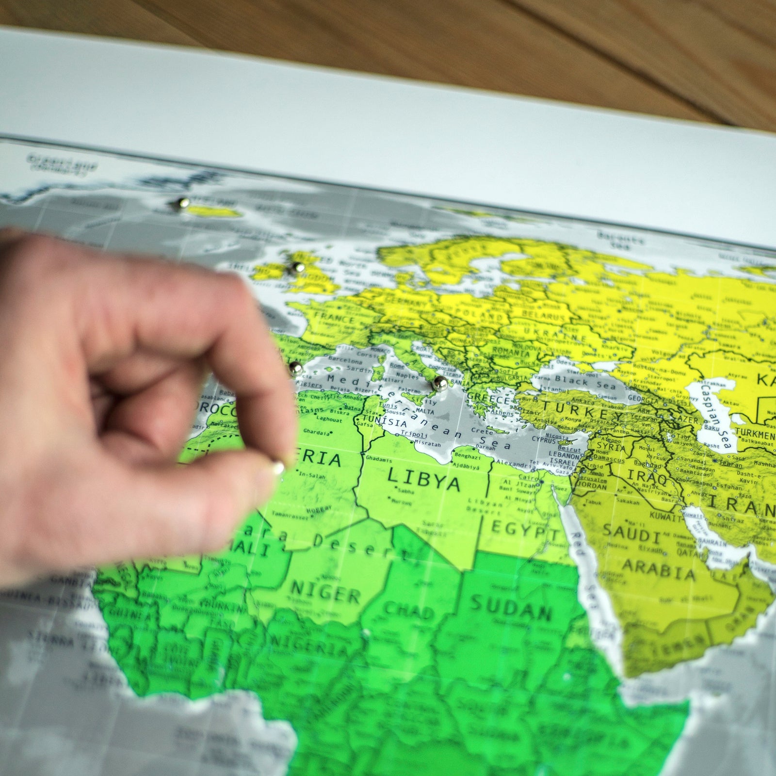 Magnetic World Map Interactive Wall Maps Future Maps โ The Future