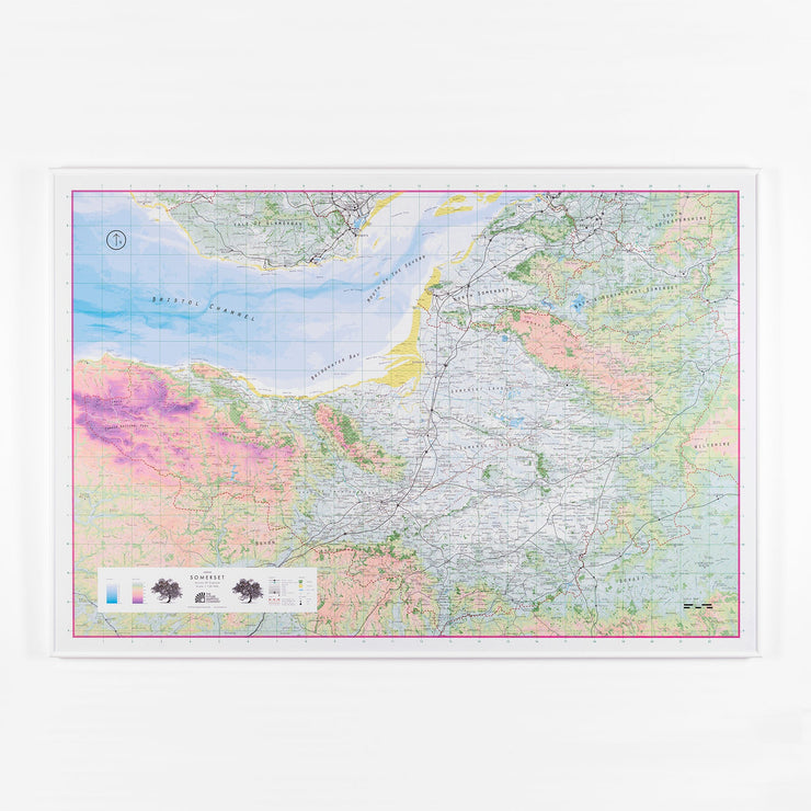 50% off Paper Somerset County Map