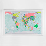 35% Off Framed & Magnetic Map