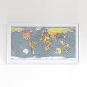50% Off Paper Classic World Map