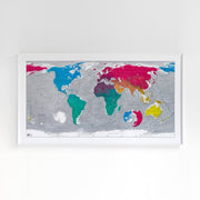 50% Off Framed Map with Magnetic Finish