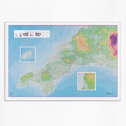 50% Off Plastic Cornwall County Map