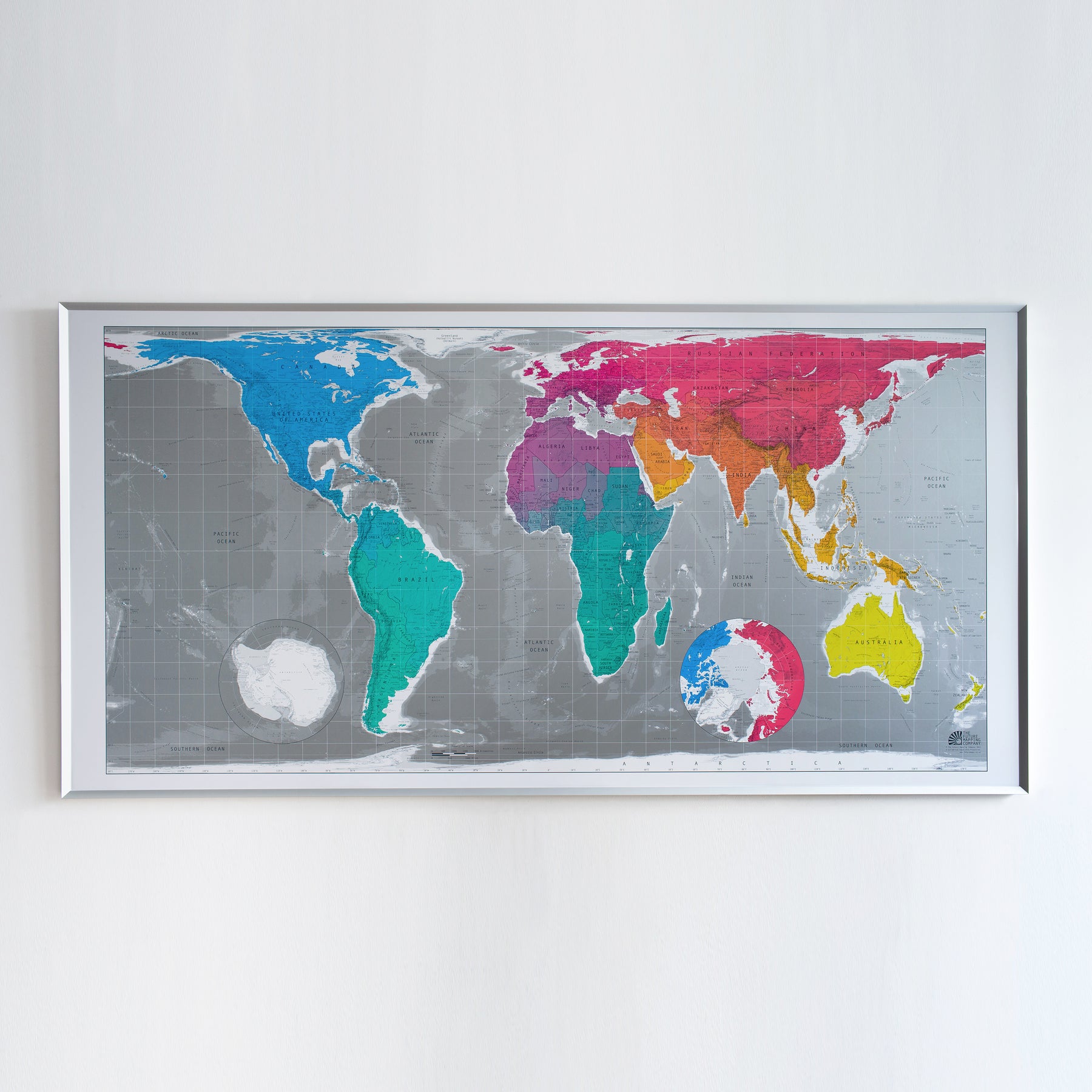 The World In The Future Map World Wall Map – The Future Mapping