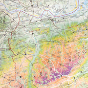 Kent County Wall Map – The Future Mapping Company