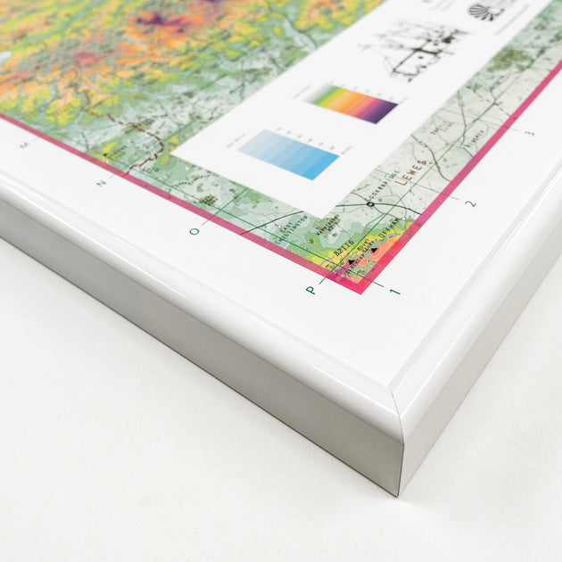 Kent County Wall Map – The Future Mapping Company
