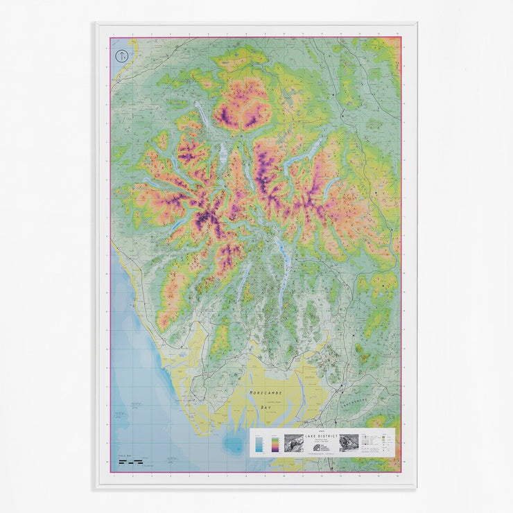 50% Off Plastic Lake District Map