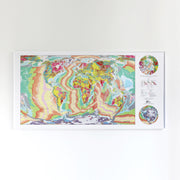50% Off Plastic Huge World Geology Map