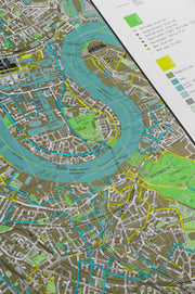 LONDON MAP WALLPAPER MURAL