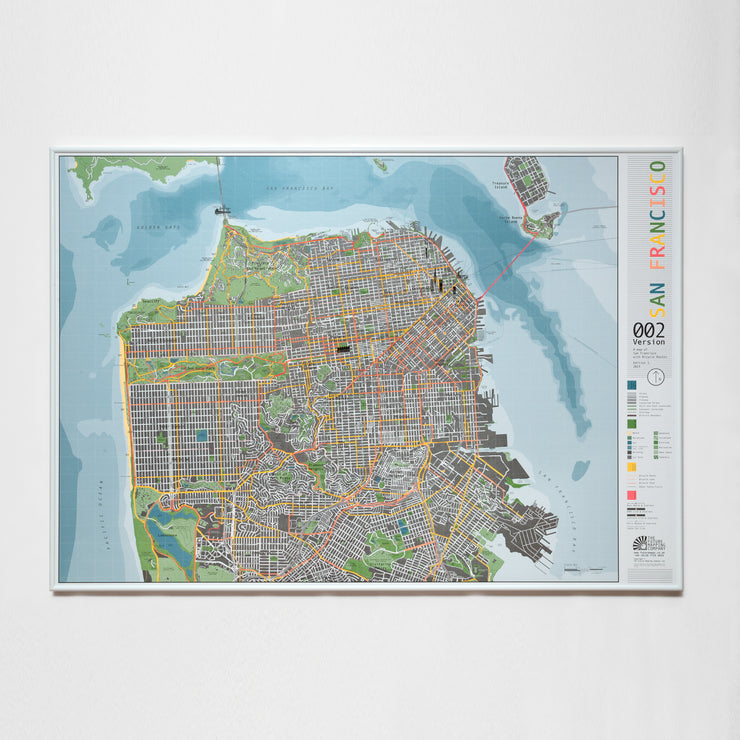 50% Off Paper San Francisco Map