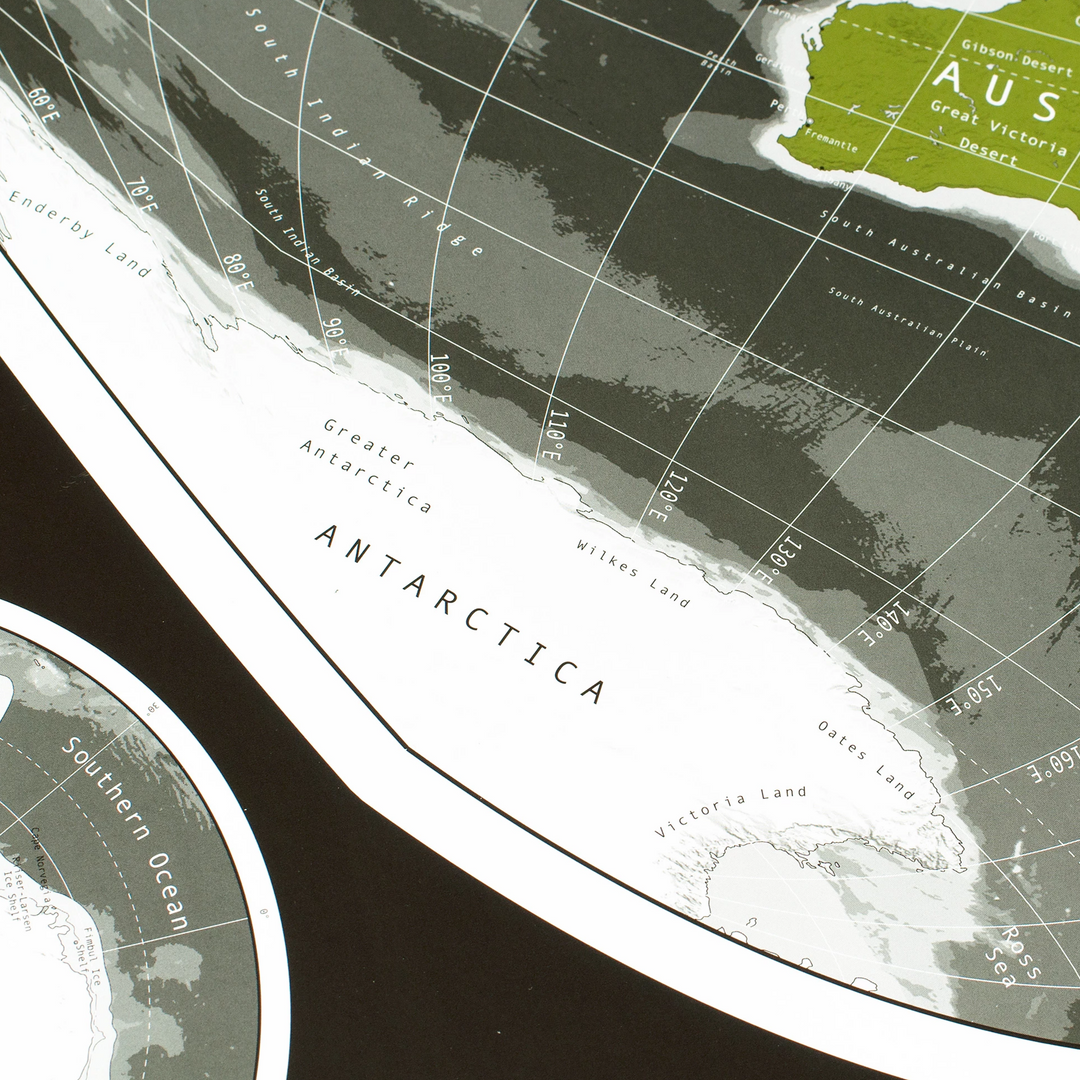 Carta Geografica Mondo Da Parete World Executive Map [Tubed ...